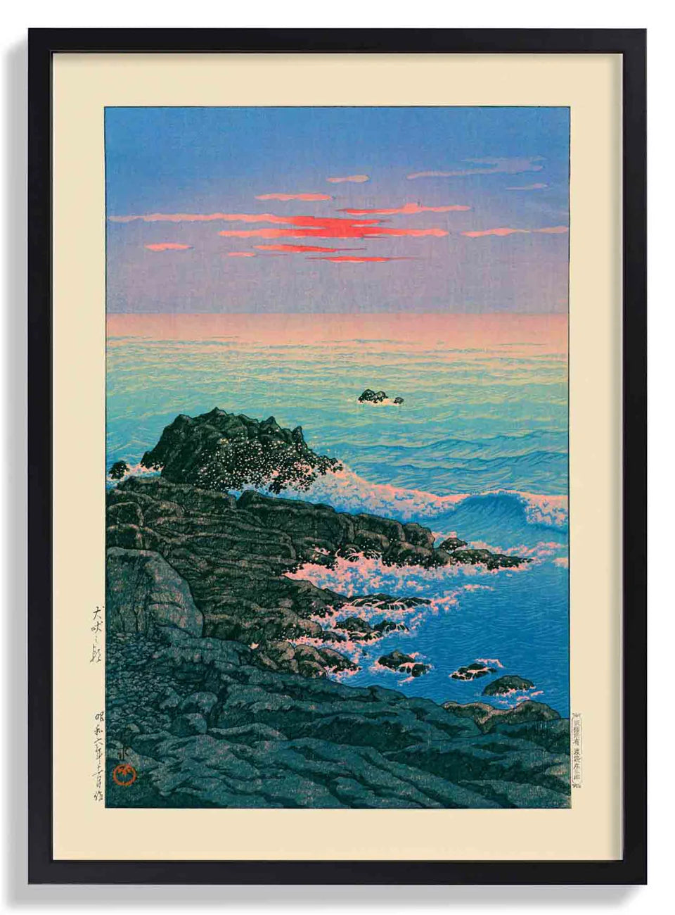 Morning of Cape Inubo by Hasui Kasawe