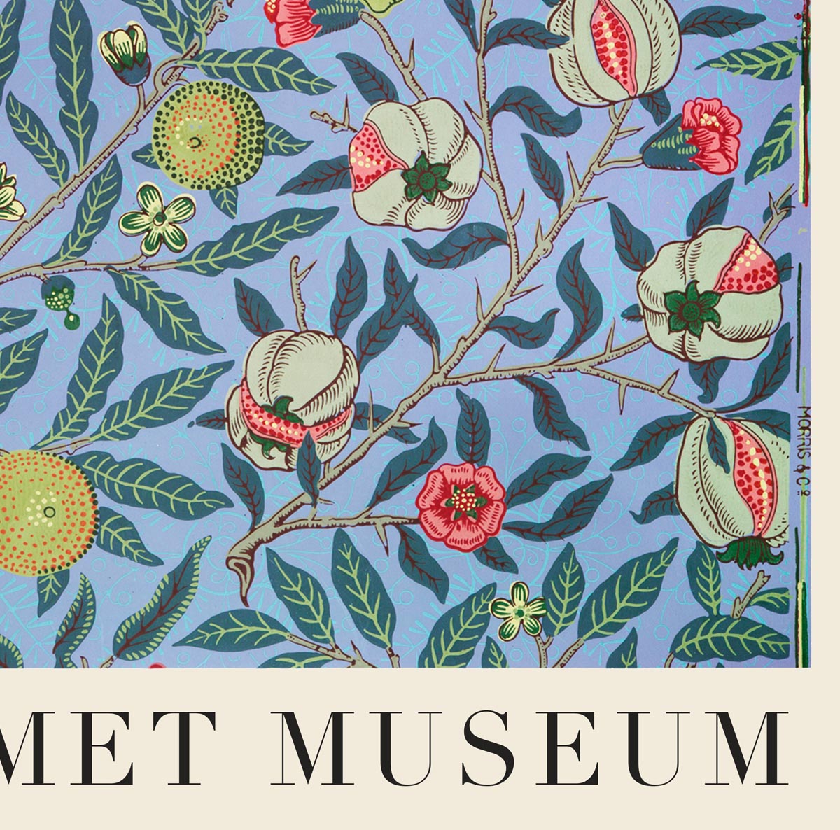 William Morris MET Museum Exhibition Poster