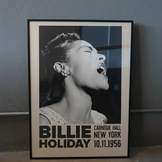Billie Holiday Carnegie Hall Concert Poster