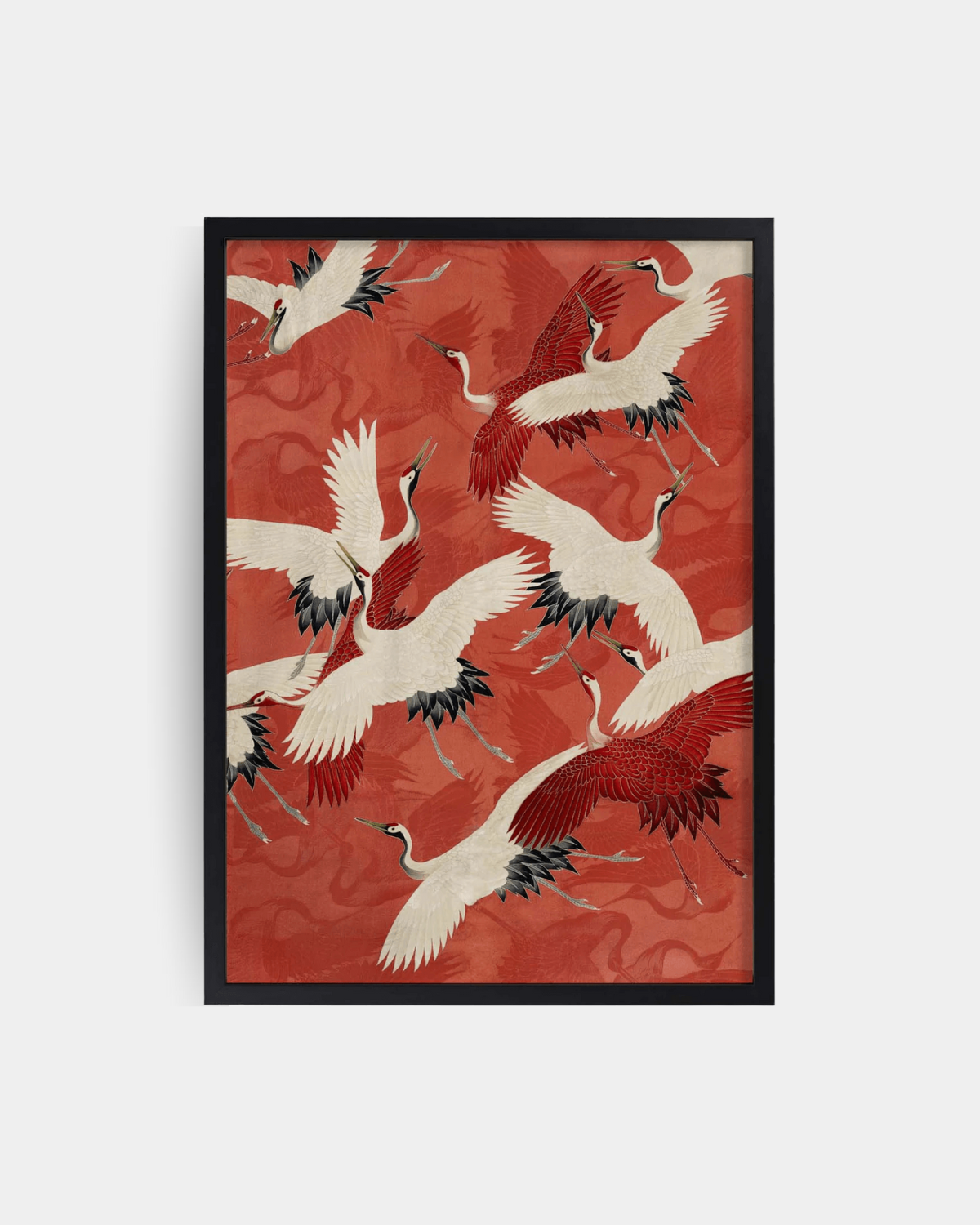 Red Cranes Kimono