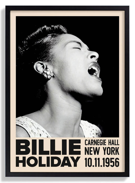 Billie Holiday Carnegie Hall Concert Poster