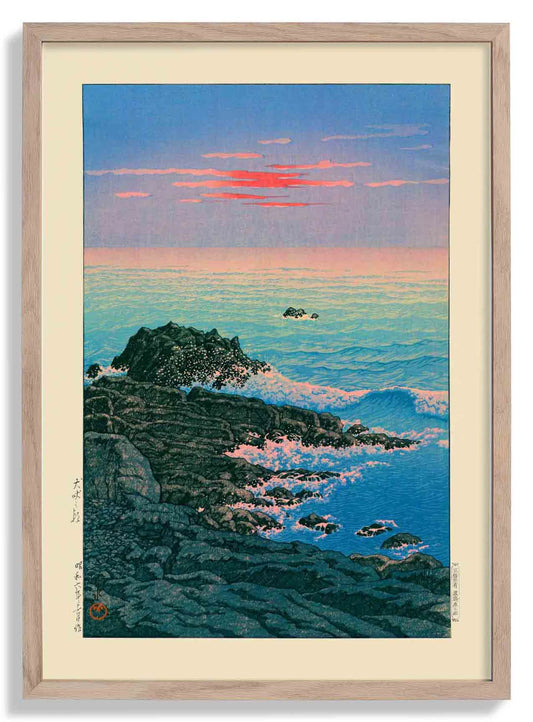 Morning of Cape Inubo by Hasui