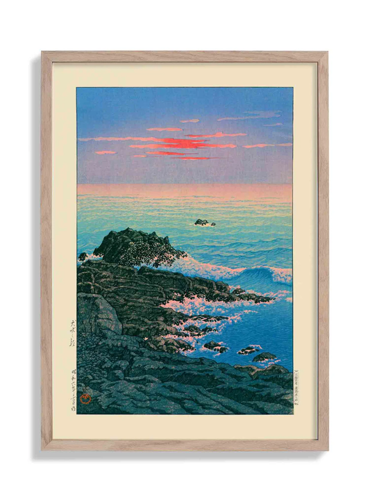 Morning of Cape Inubo by Hasui