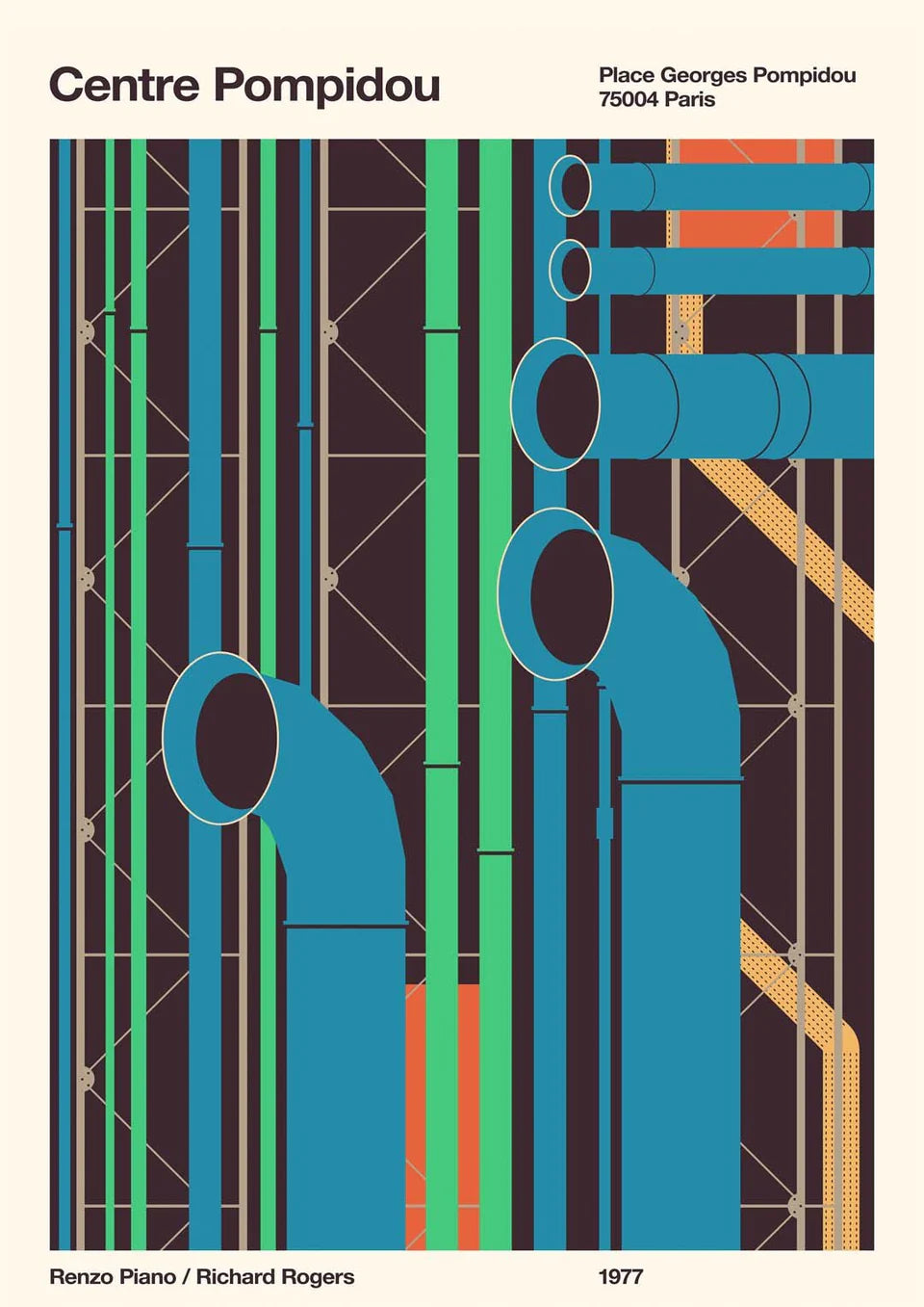 Centre Pompidou by Florent Bodart