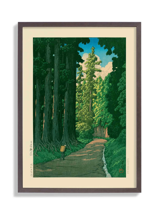 Road to Nikko by Hasui