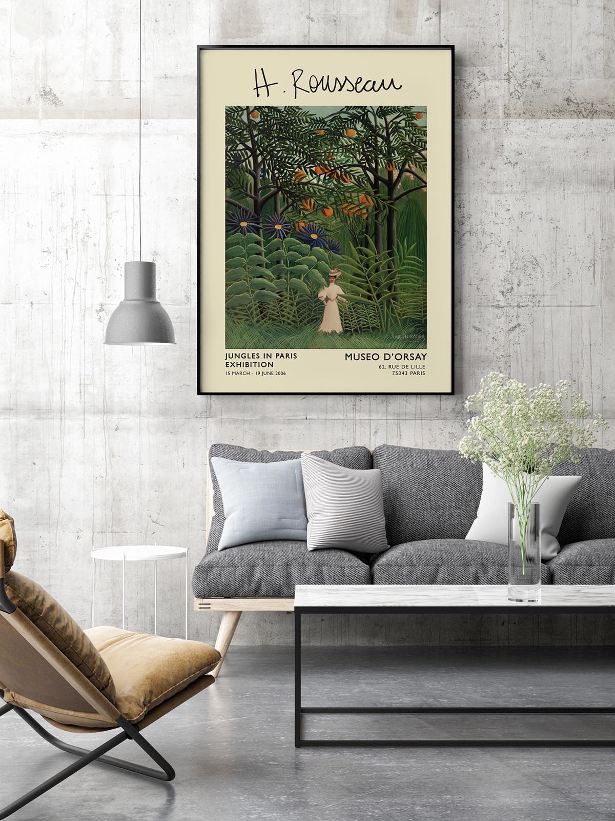 Henri Rousseau Museo D'Orsay Exhibition Poster