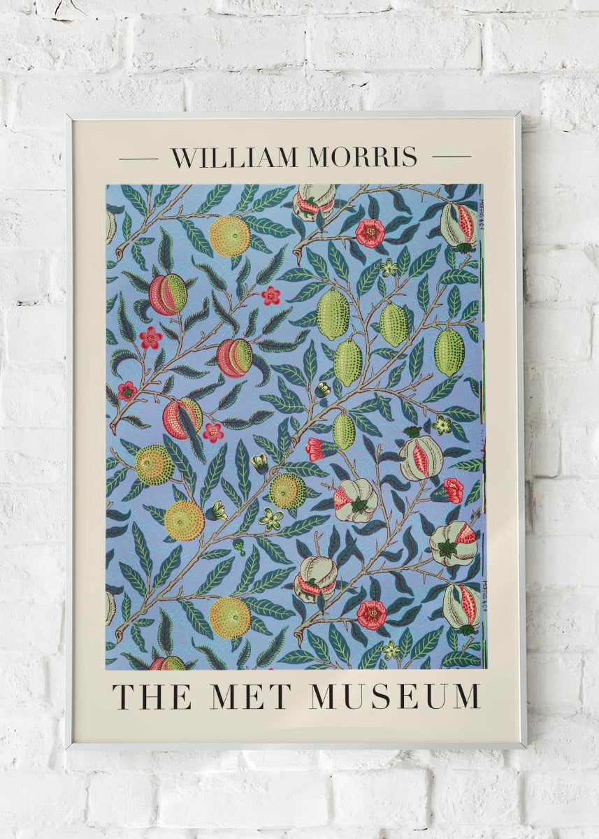 William Morris MET Museum Exhibition Poster