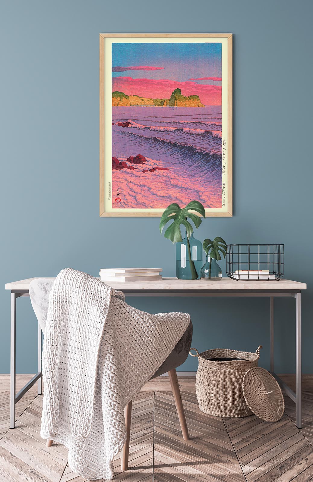 Hasui Kawase's Morning Sea at Shirebeshi