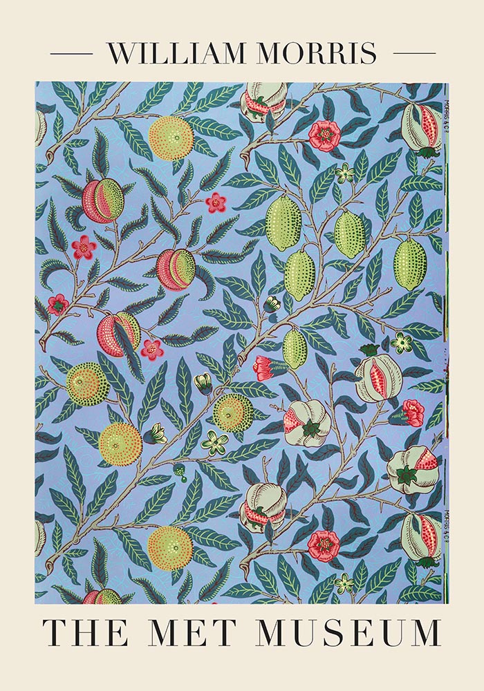 William Morris MET Museum Exhibition Poster