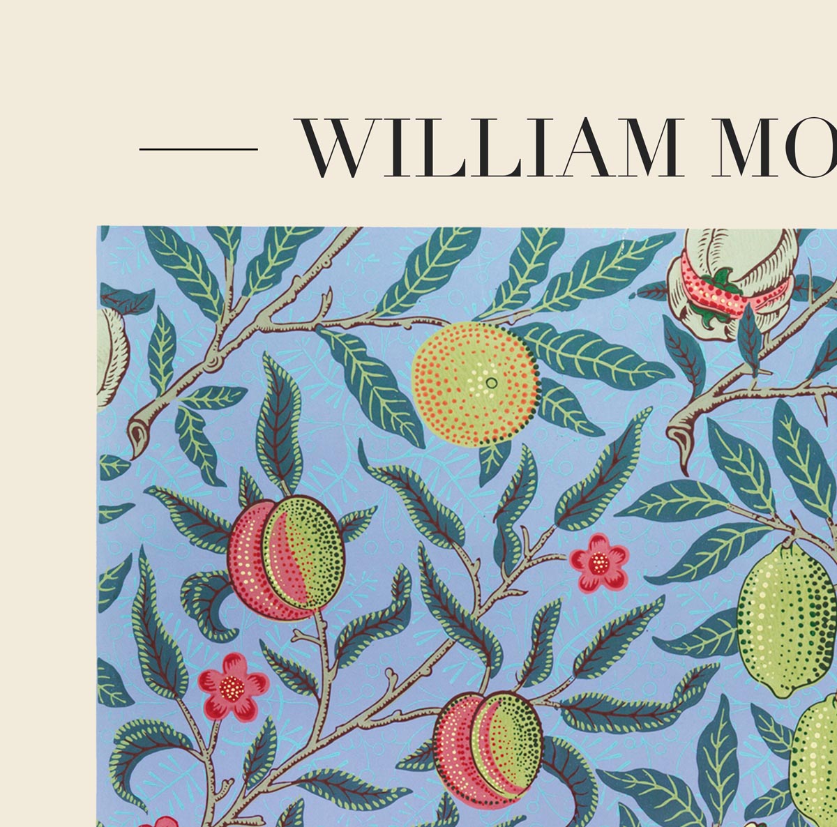 William Morris MET Museum Exhibition Poster